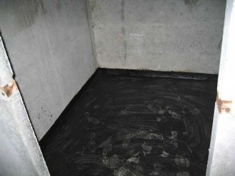 Фото готової гідроізоляції підлоги ванної кімнати